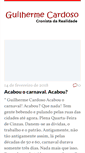 Mobile Screenshot of guilhermecardoso.com.br
